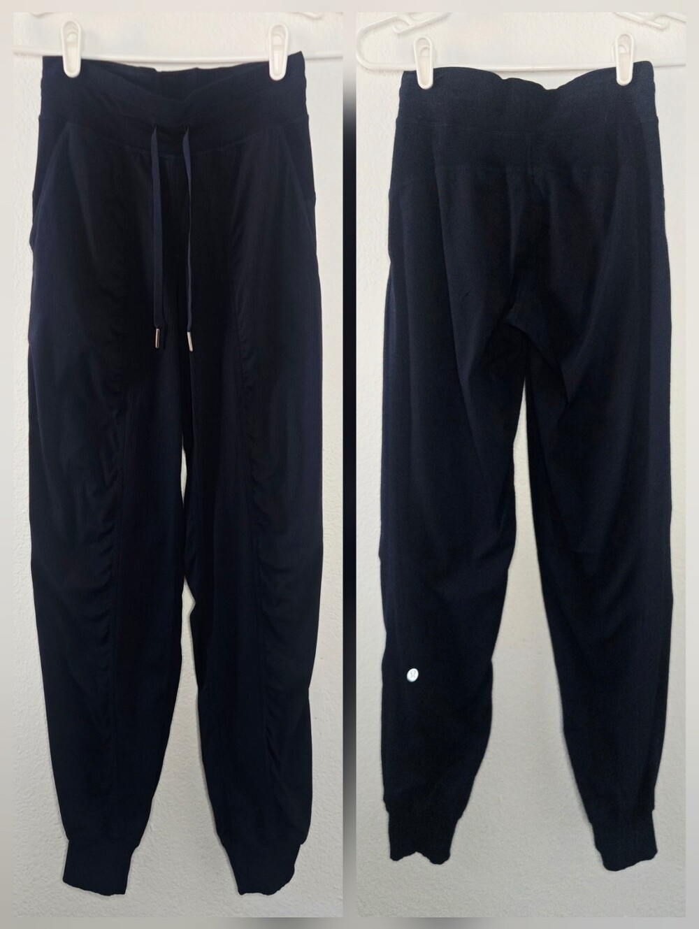 Lululemon Dance Studio Joggers Track pants Drawstring Waist Pockets Blue sz 2